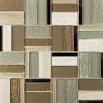 Helsinki Classic Mix 1 Helsinki Classic Glass and Metal Mixed Mosaic for kitchen backsplash and bathroom walls