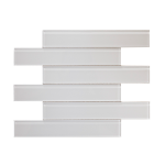 white glass subway tile