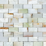 Tikal - Green Onyx Mosaic 1 Green Onyx Mini Subway Pattern Mosaic Tile for Kitchen backsplash and bathroom walls