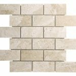 Diana Royal Beige Marble Subway Mosaic Til