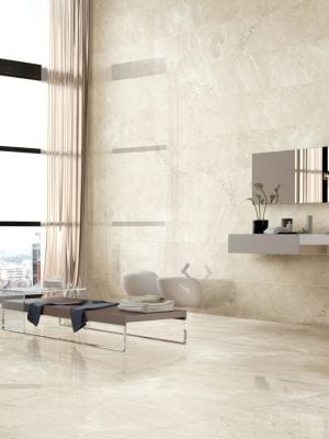 interiors picture ofPorcelain tile that looks like Crema Marfil Marble