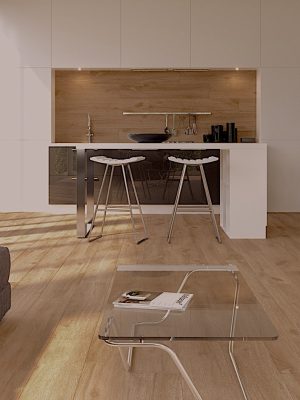 Spanish porcelain tile that looks like teak wood