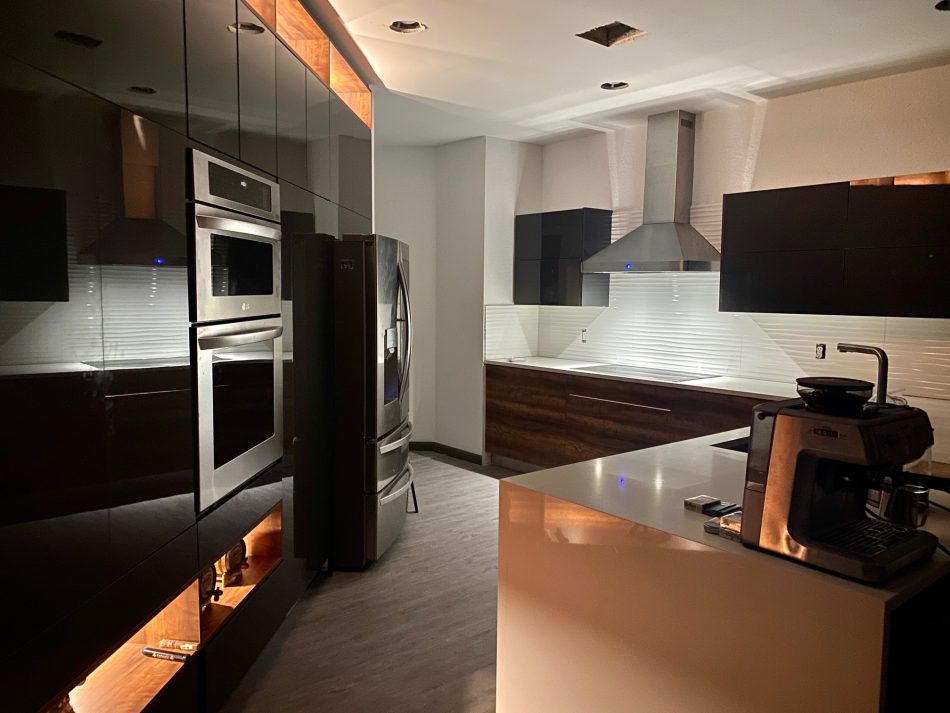 12x36 3d wall tile as kitchen backsplash