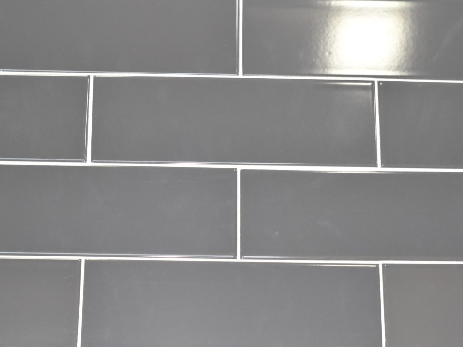 Large Grey Subway tile 4x12