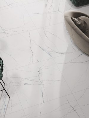 Acquilea Blue matte porcelain tile.