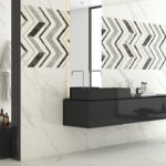 16x48 Trigo Chevron Wall Tile 1 decorative wall tile in chevron style