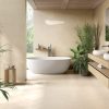 Crema-Marfil-porcelain-tile-satin-finish-in-a-bathroom