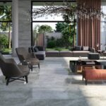 porcelain tile with the look of the sea green marble