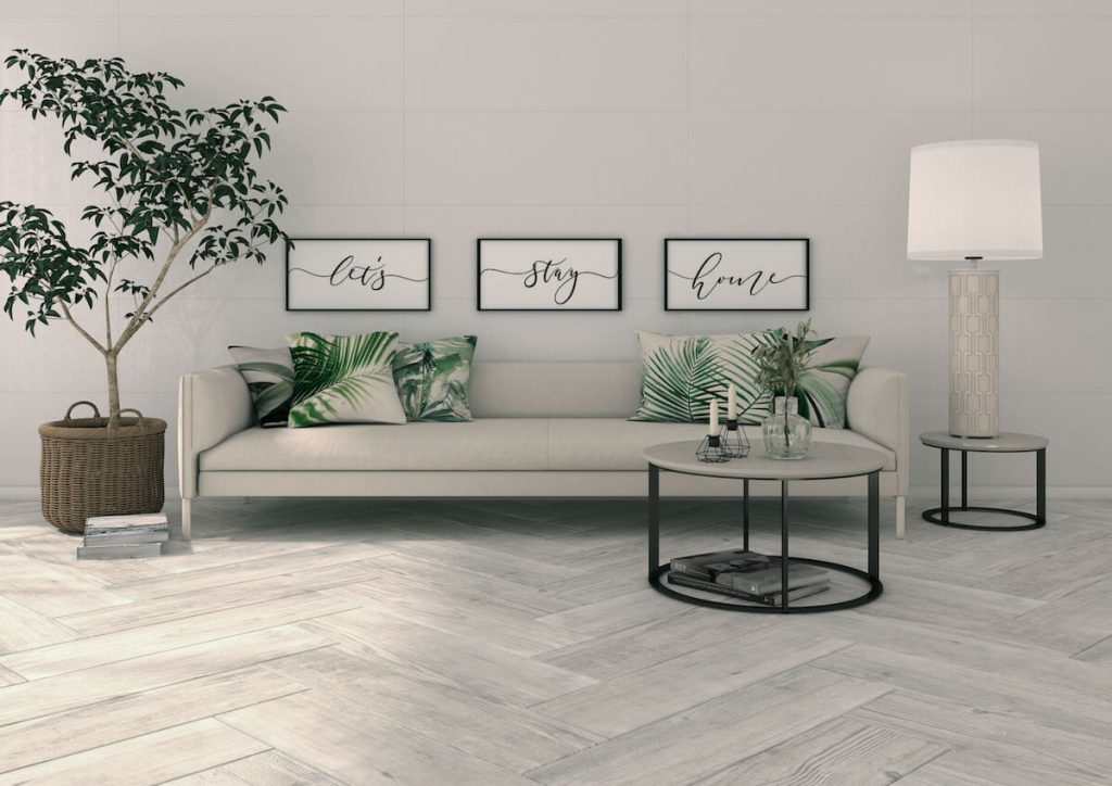 Porcelain Wood Look Tile: The Perfect Flooring Choice. 6 barn wood tile in the living room