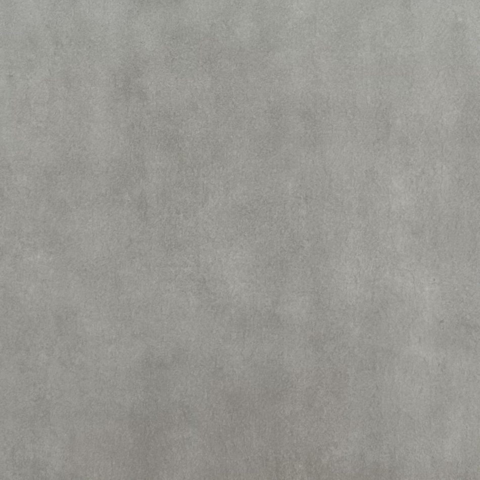 the picture of rectified porcelain tile in 48x48 size with the concrete look in gray color.