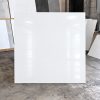 Plain white tile Snow White Budget tile 48x48 in TSW Warehouse