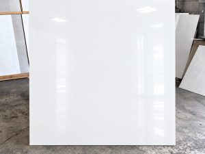 Plain white tile Snow White Budget tile 48x48 in TSW Warehouse