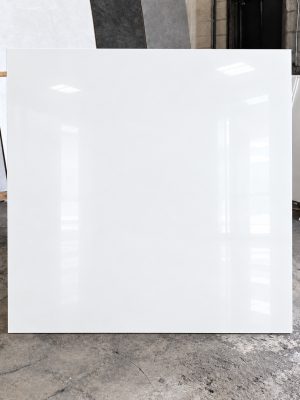 Plain white tile Snow White Budget tile 48x48 in TSW Warehouse