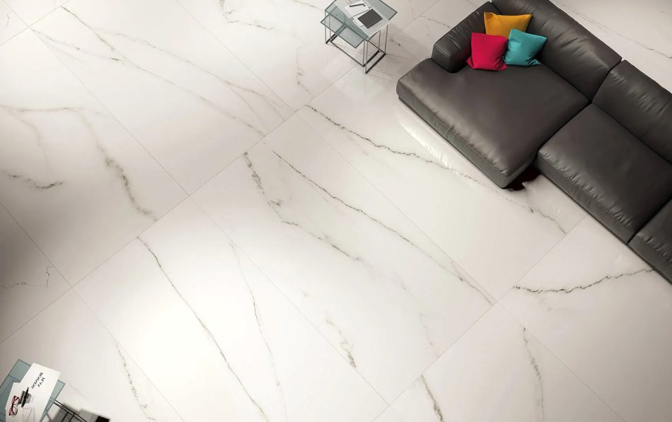 48x48 polished porcelain tile that looks like marble