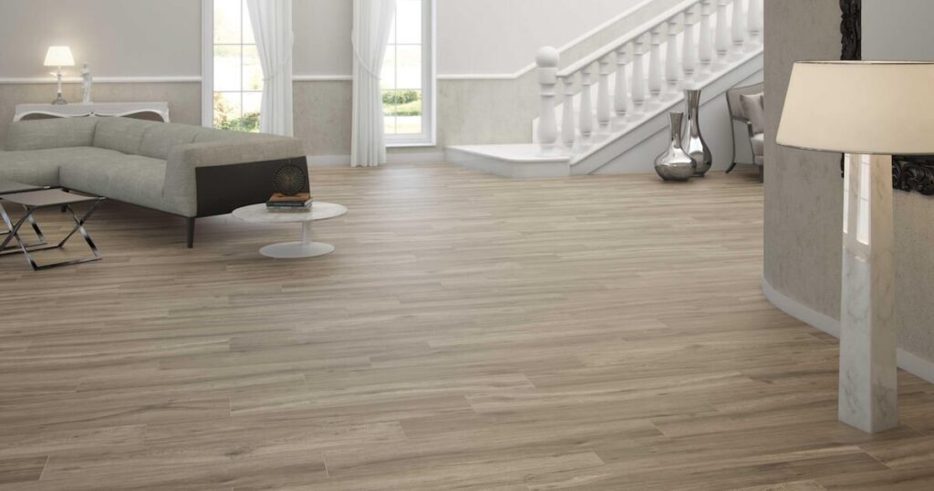 Porcelain Wood Look Tile: The Perfect Flooring Choice. 3 a modern living room with wood look tile