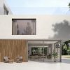 a modern luxury house with Strada exterior walls and Floor