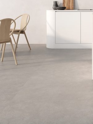 Tahoe Light Beige 48x48 tile in a kitchen floor