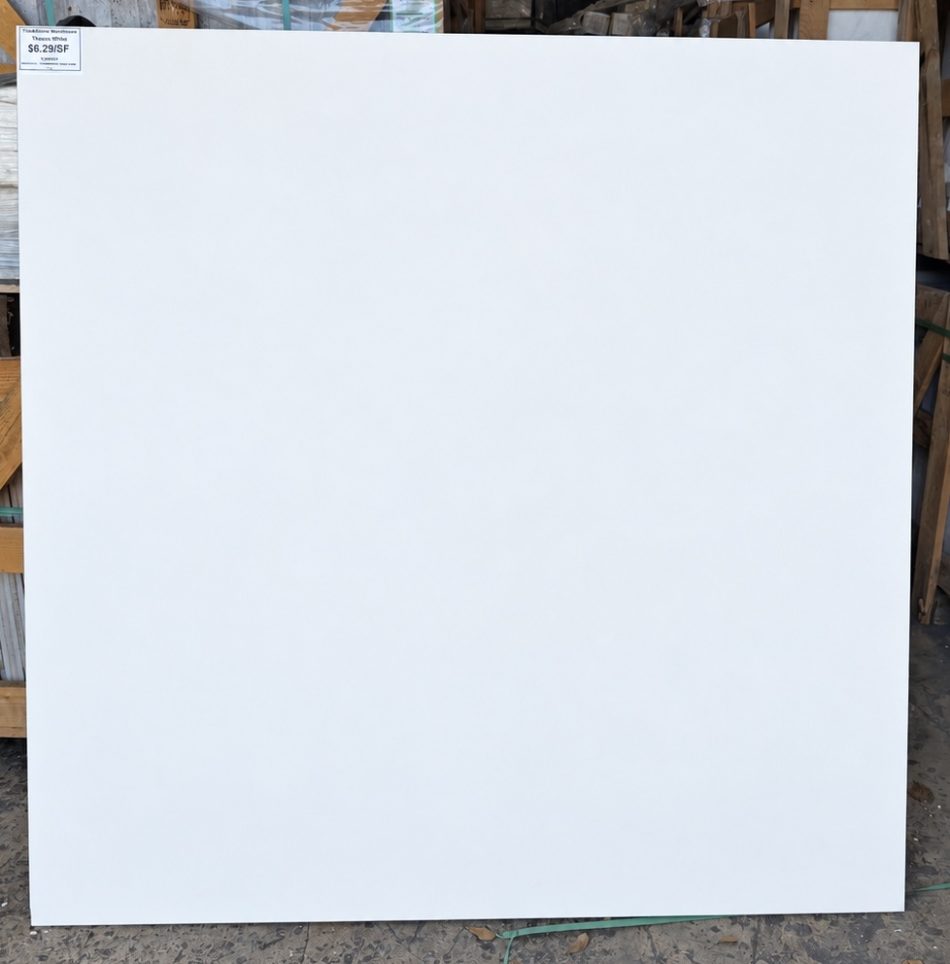 white marble look tile with the matte finish, Thassos
