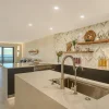 Uptown Ivory Ocean Condo Kitchen Sunset