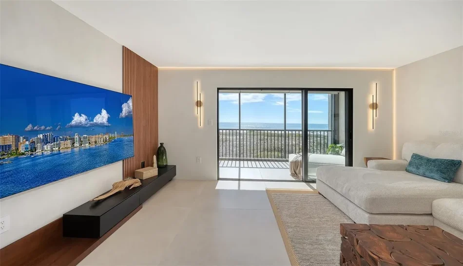 48x48 Uptown-Ivory-Ocean Condo Living Room Floor