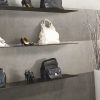 Atelier Silver and Dark Grey on a wall
