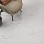 detail picture showing Crystalline tile's being veining