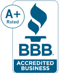 Picture showing Tiles & Stone Warehouse A+ rating by Better Business Bureau