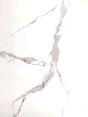 48x48 Calacatta marble look budget tile