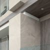 Image showing the details of Burlington Perla tile on an exterior wall