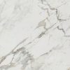 A realistic Calacatta Michelangelo tile with grey and gold veining
