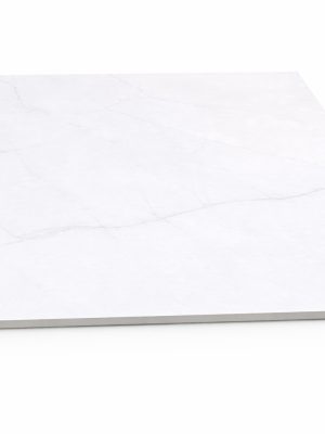 Beautiful and elegant white marble look porcelain tile Halo White Matte