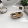 Beautiful living room with halo White 24x48 matte tile