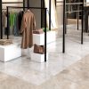 Travetino Almond & White in a commercial setting