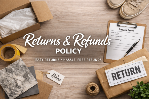 Tiles & Stone Warehouse hassle free refund and return policy