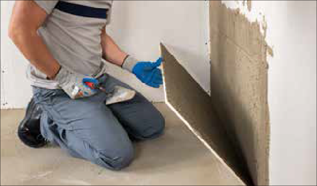 Ceramic and Porcelain Tile Installation Guide 52 controlling the adhesive ehrn installing tiles on a wall