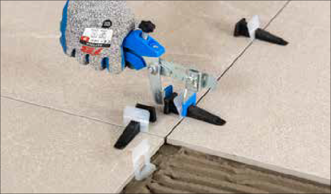 Ceramic and Porcelain Tile Installation Guide 43 inserting levelling pins