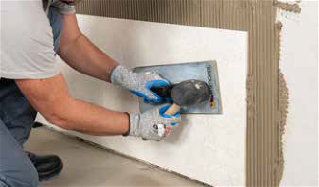 Ceramic and Porcelain Tile Installation Guide 51 installing a tile to the wall 2