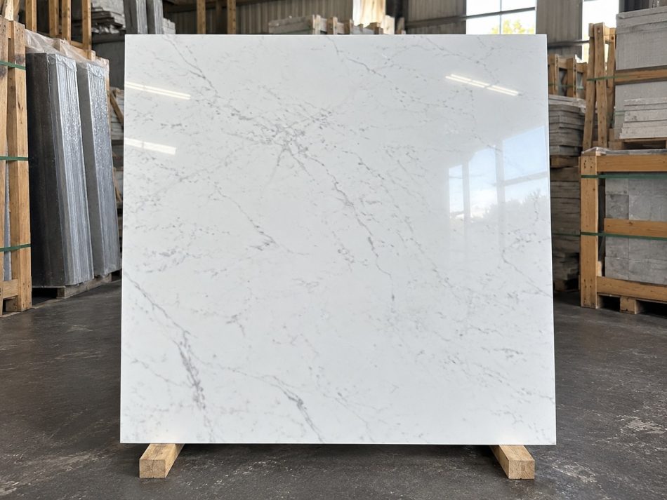 Luxurious marble look tile Stauarietto 48x48 polished tile's Design