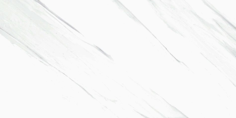 Blanco Ibiza 24×48 polished tile design with flowing grey veins across a white background