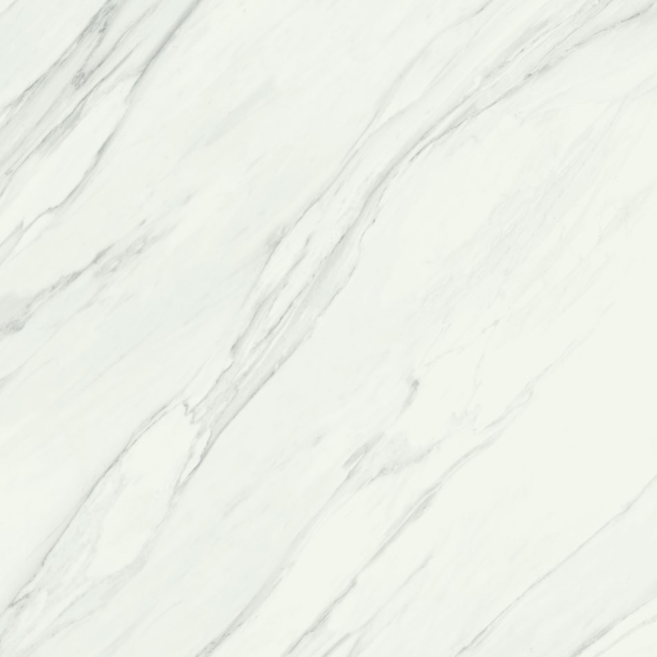 Blanco Ibiza 48×48 polished porcelain tile face with diagonal grey marble veins