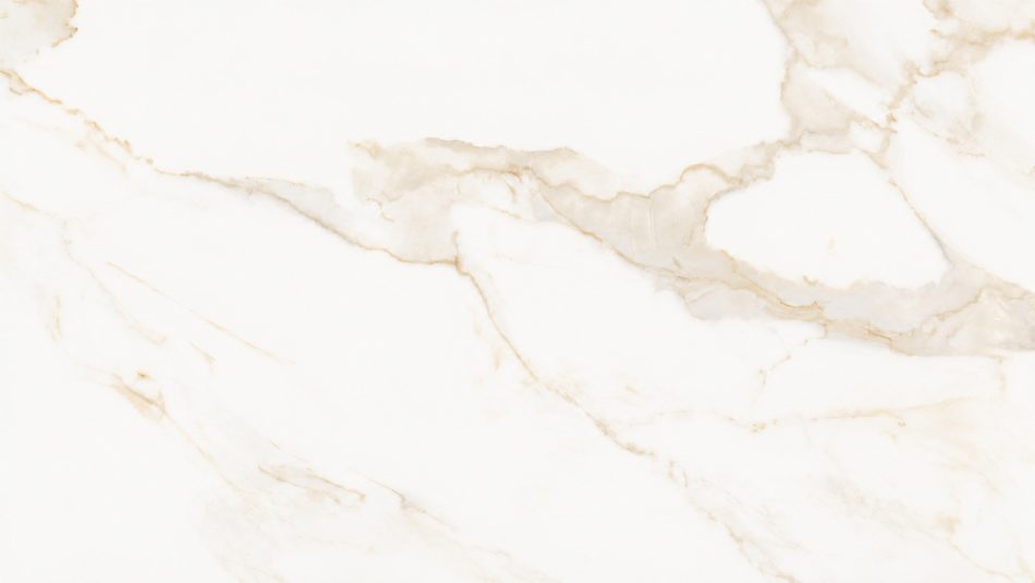 24x48 Calacatta Puro polished porcelain tile face with bright white marble look