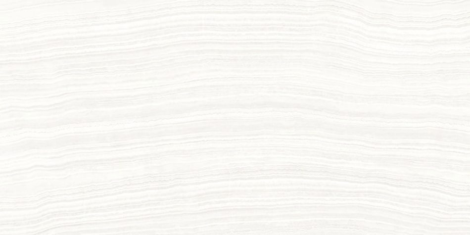 Vein cut onyx tile design with fine linear patterning on a warm white ground